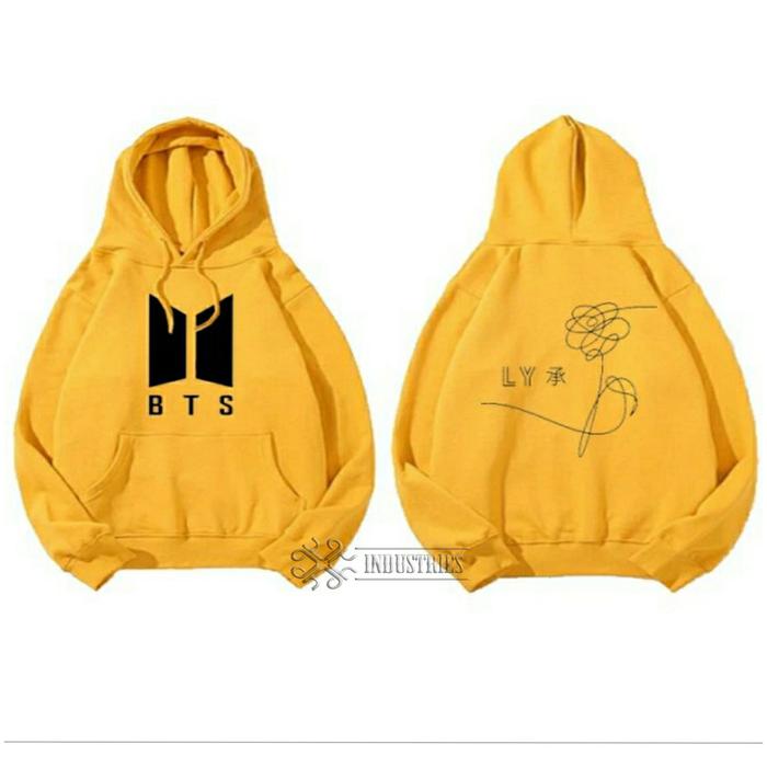 Gambar hoodie anak BTS kpop - Kuning, L dari DH INDUSTRIES undefined Tokopedia