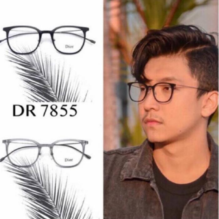 Gambar DR 7855 Kacamata Lensa Antiradiasi (bahan lentur) (unisex) - Hitam, Frame Only dari LMO Eyewear undefined Tokopedia