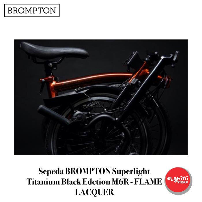 Titanium Brompton Superlight Raw Lacquer Brompton Superlight Titanium
