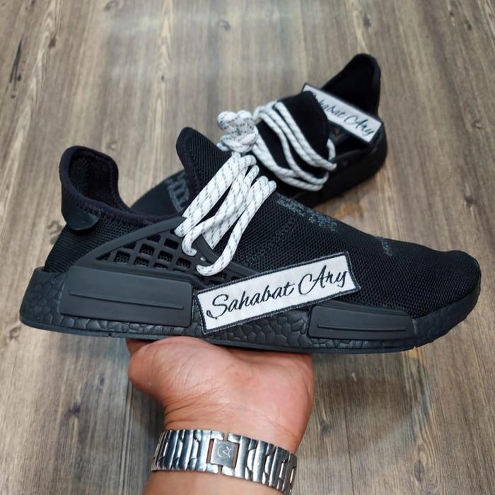 Sepatu Adidas NMD Hu Pharrell Black 