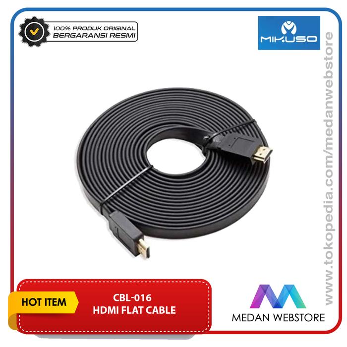 KABEL HDMI FLAT KABEL NISUTA 5M) di Medan Webstore Tokopedia