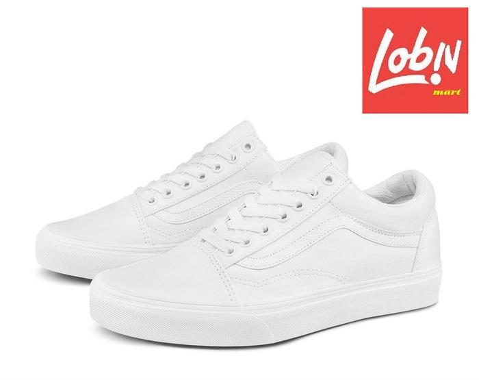 Jual VANS Old Skool Classic True White BNIB Original 40