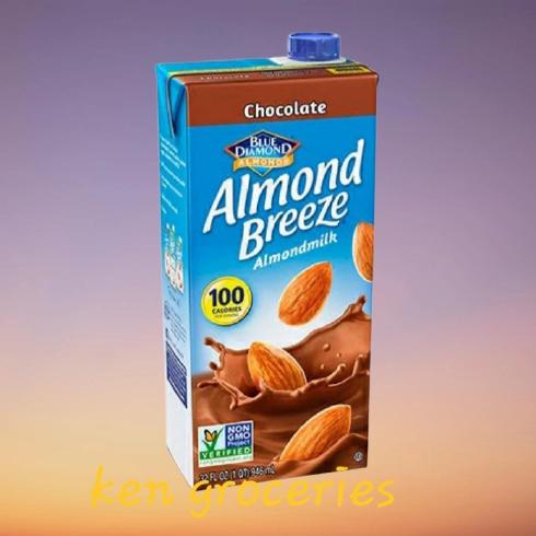 Gambar susu almond chocolate 945ml / almond milk chocolate / almond breeze dari ken grocery undefined Tokopedia