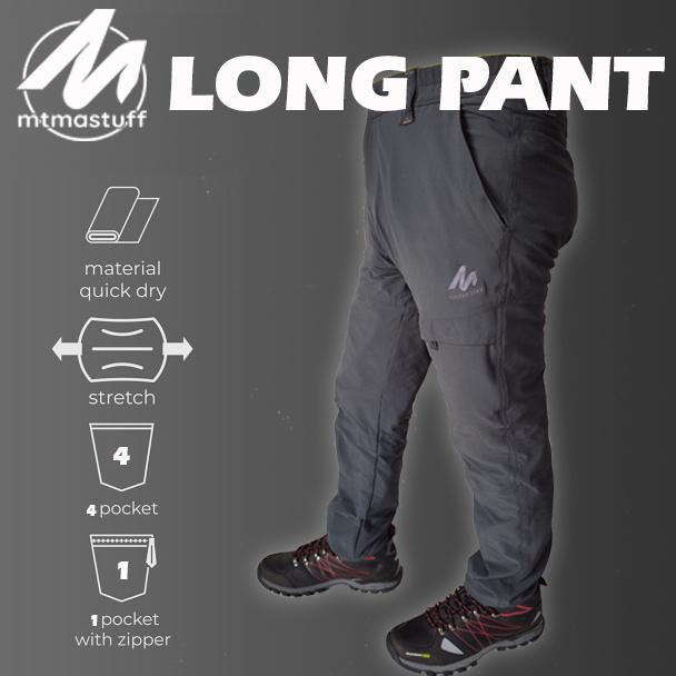 Gambar Celana quickdry MTMastuff Vinson - Hitam, M dari MTMASTUFF undefined Tokopedia