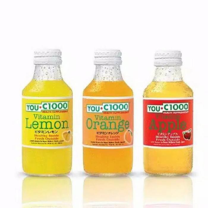 Gambar You C 1000 Ukuran 140ml Rasa Orange, Lemon dan Apple - Apple dari FH_STORE1327 undefined Tokopedia
