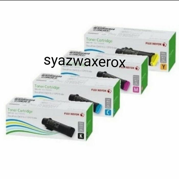 Jual toner fuji xerox cm 315z cp 315dw high capacity B,C,Y,M