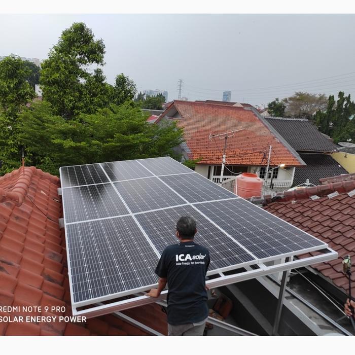 Paket hybrid Offgrid PLTS 1KW 2KW 3KW 5KW 24 Jam Full Power Backup - 3000W 24Jam