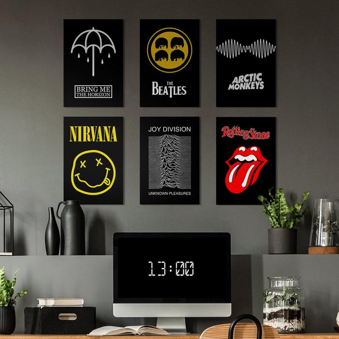 Gambar Poster Kayu Band Musik Aesthetic Wall Decor Hiasan Dinding Kamar - JO - preview dari Decorestimate undefined Tokopedia