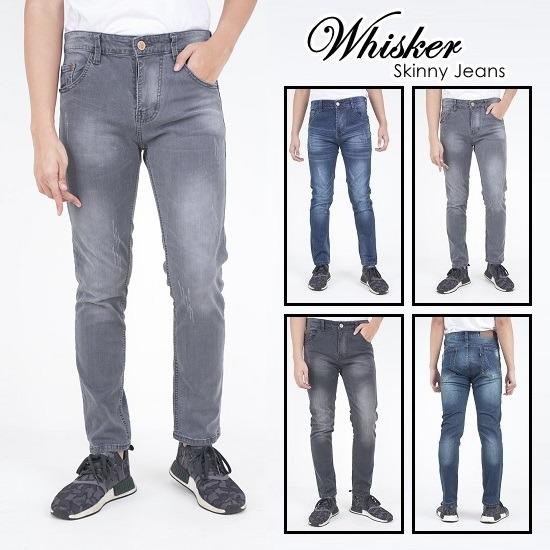 Gambar Celana Cowok SoftJeans Pria Panjang Skinny Jeans Big Size JSK Premium - ABU TUA 9627, 28 dari Sarang Pakaian.Com undefined Tokopedia