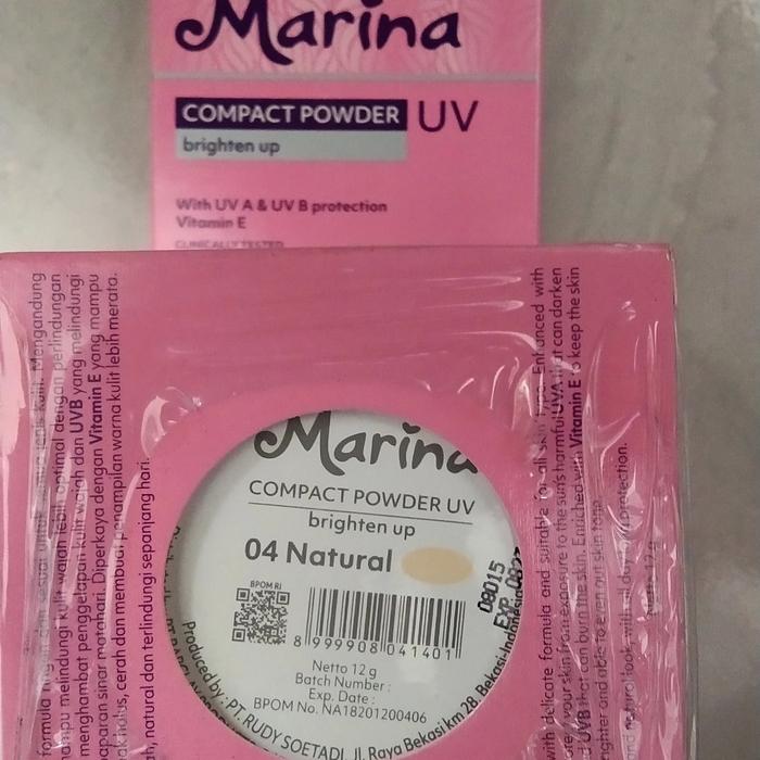 Gambar Marina UV Protection Compact Powder 12gr - 4.Natural dari Mermaid123shop undefined Tokopedia