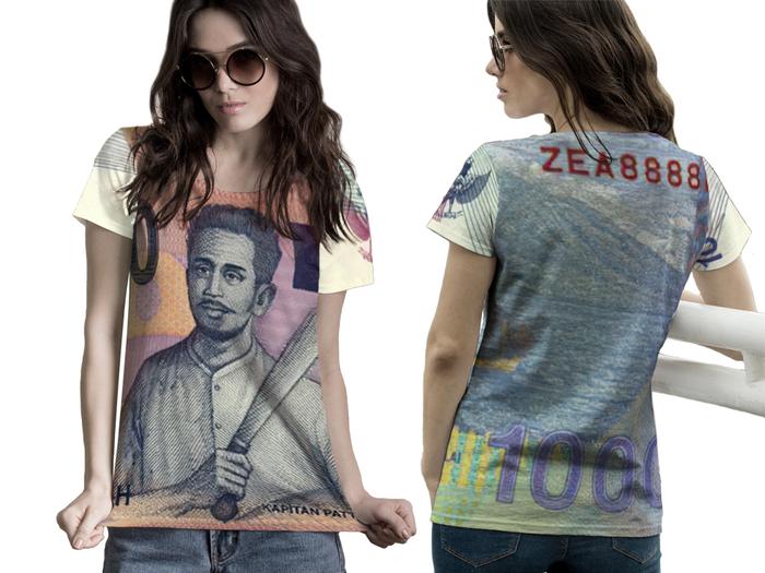 Gambar Baju Wanita Motif Uang Kuno Indonesia Pecahan 1000 Art 2 FullPrint dari NEOJersey_NEW undefined 3 Tokopedia