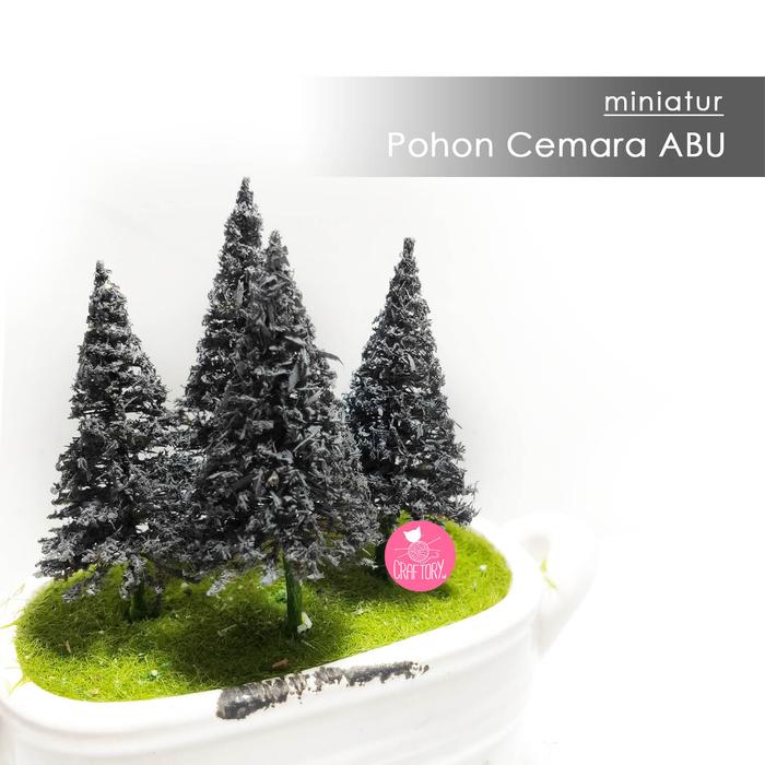 Gambar MAKET Pohon Cemara / Diorama Cemara - 6 cm Isi 4 - Cokelat dari STORA - Art Supplier undefined 3 Tokopedia