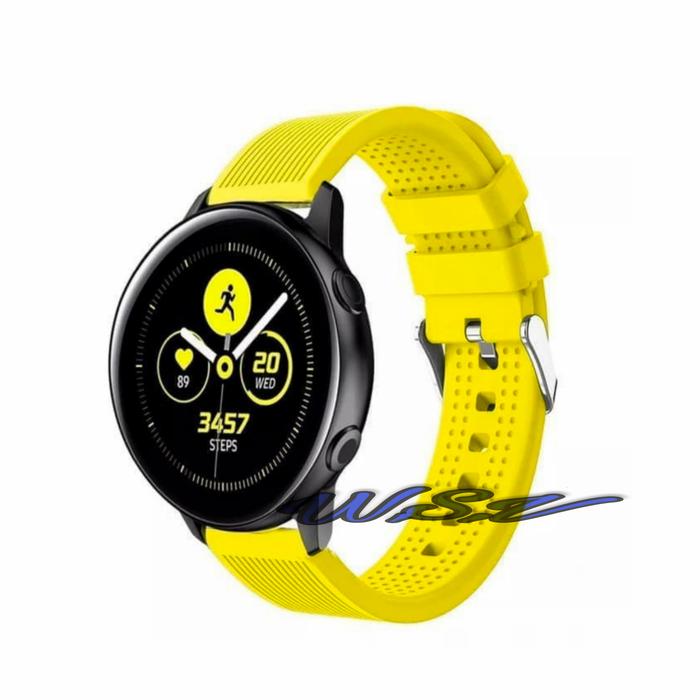 Strap Samsung Galaxy Watch Active 40mm Tali Jam Silicone Putih