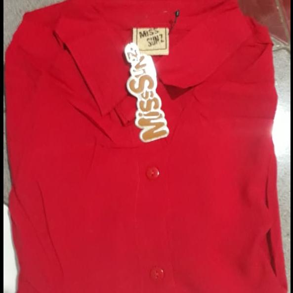 Gambar Murah K138  @37rb,bahan rayon, warna tersedia hitam,hijau & merah,fit to L - Merah dari DC'ShOP & Kimi undefined Tokopedia