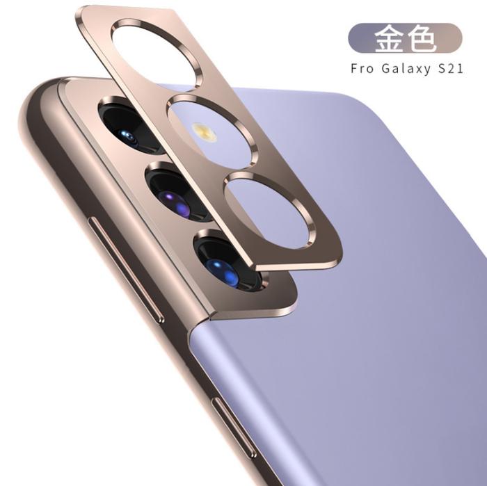 Gambar Lens Cover for Samsung Galaxy S21 Plus S21 Ultra Camera Ring Lens Cover - Gold, S21 Ultra dari Allforgadget undefined Tokopedia