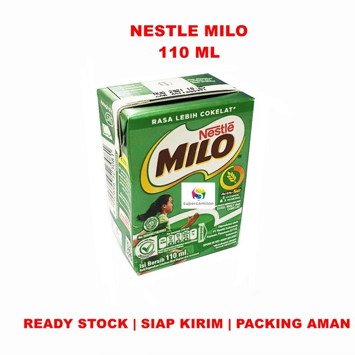 Gambar Nestle MILO Susu UHT Cokelat 110 ml dari Surga Cemilan undefined Tokopedia