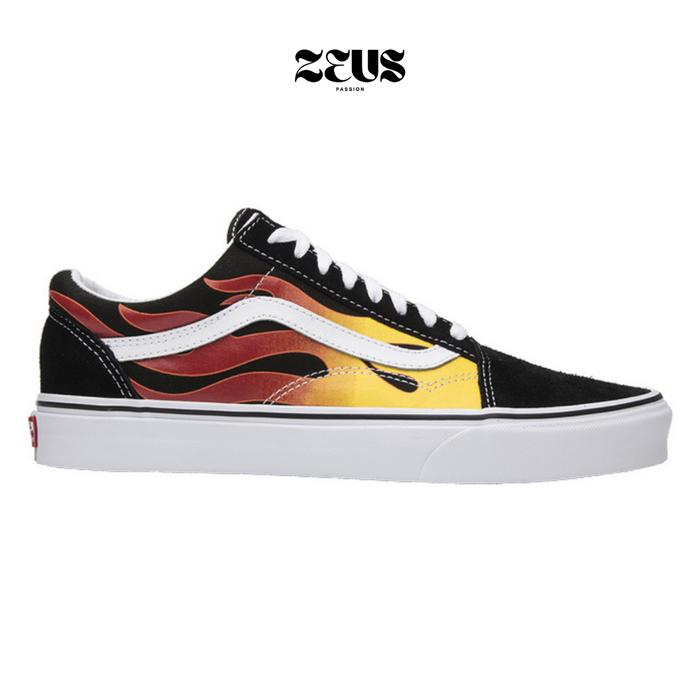 Jual VANS OLD SKOOL CLASSIC FLAME ORIGINAL Kota Denpasar Zeus