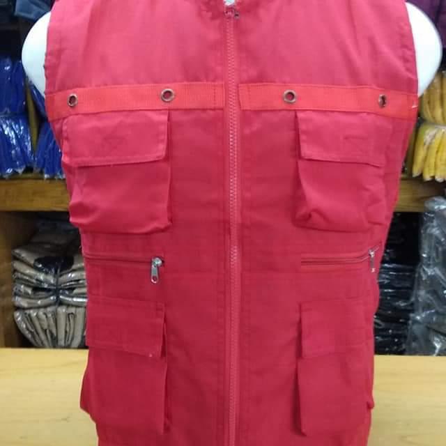 Gambar rompi lapangan / rompi outdoor / rompi relawan / rompi multifungsi - Merah, XL dari MenjualSerba Ada undefined Tokopedia