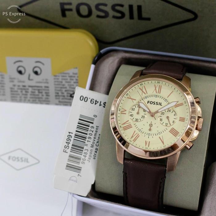 Jual fossil watch men original - gambar 