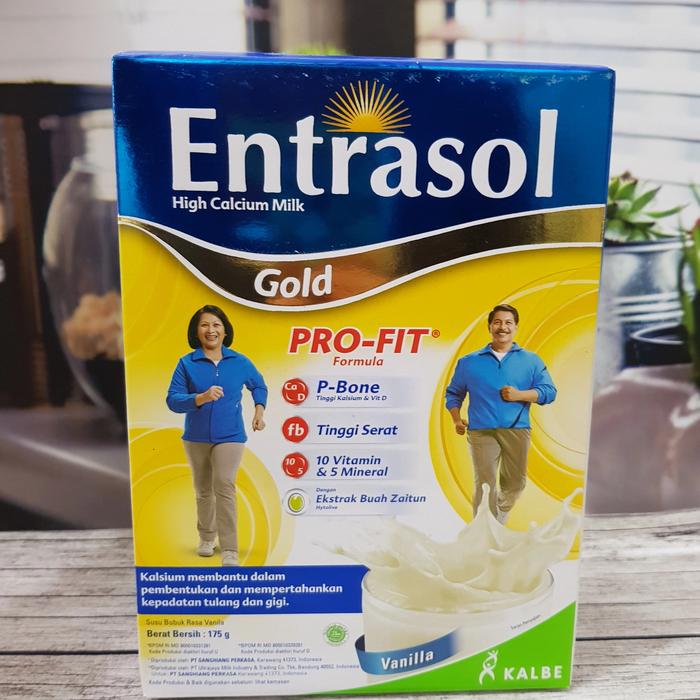 Gambar Entrasol Gold Pro-Fit Formula 175gr - Dengan Rasa Coklat Rasa Vanila - Coklat dari BenHidupSehat undefined Tokopedia