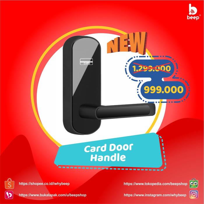 Gambar Card Door Handle / Gagang Pintu dengan kartu akses access card dari Zazeza Shop undefined Tokopedia