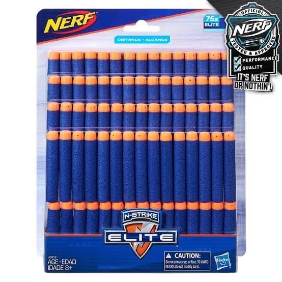 NSTRIKE PELURU NERF GUN ORIGINAL 75PCS 