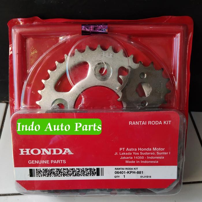Gambar Gear Set Rantai Paket Honda Supra X 125 KPH dari indo auto parts undefined Tokopedia