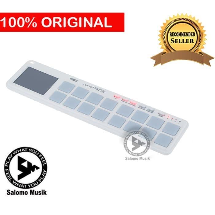 Gambar USD Midi Controller Korg Nanopad 2 Original - Putih dari Salomo Musik undefined Tokopedia