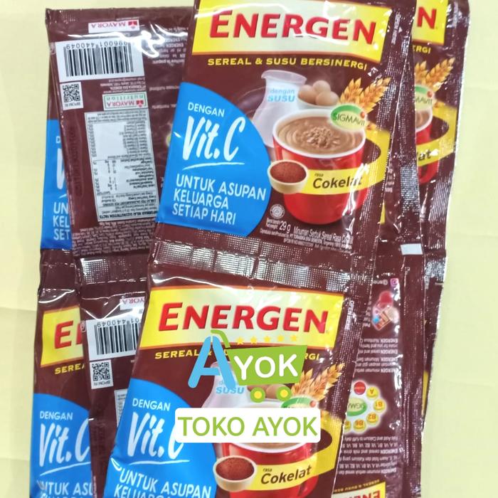 Gambar Energen Coklat Vanilla Kacang Hijau Jahe Jagung 1 Renceng 10 Pcs @29gr - Kacang Hijau dari Toko Sembako AYOK undefined Tokopedia