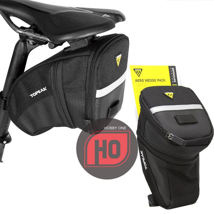 Jual TOPEAK AERO WEDGE PACK QUICKCLICK BLACK Saddle Bag Tas