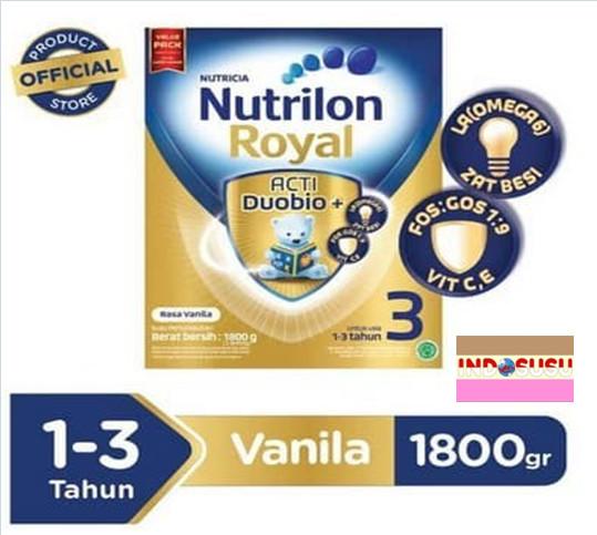 Gambar Nutrilon Royal 3 Acti Duobio+ Madu / Vanilla 1800 - Vanila dari Balina Store undefined Tokopedia