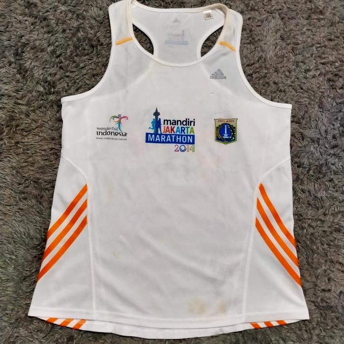 Gambar Jersey Event Lari Running Kaos Dry Fit - Bekas Olahraga - JKT Marathon dari Runventure undefined Tokopedia