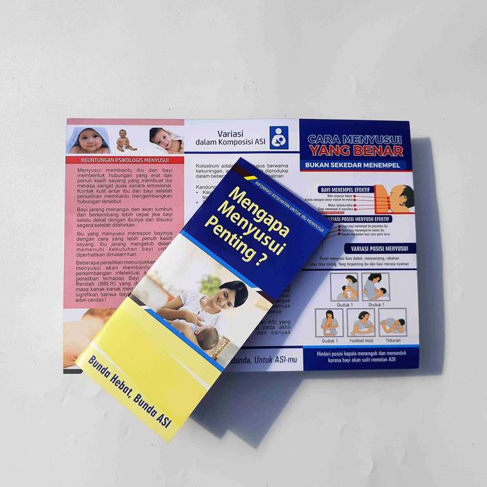Gambar Leaflet / Brosur Pentingnya Menyusui - Paket Isi 25 dari Sahabat Sejasa undefined Tokopedia