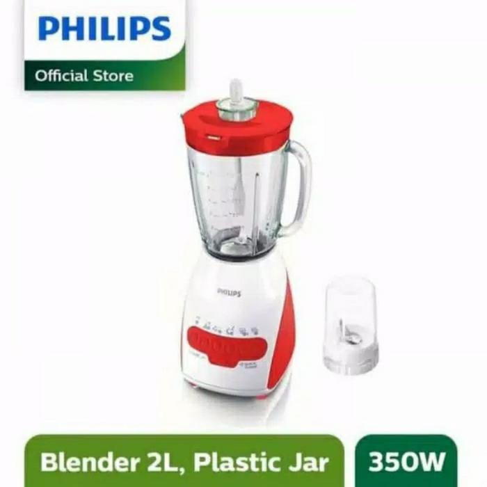 Gambar Philips Blender Plastik HR 2115 2L - Merah dari Elektronik Pakpik undefined Tokopedia