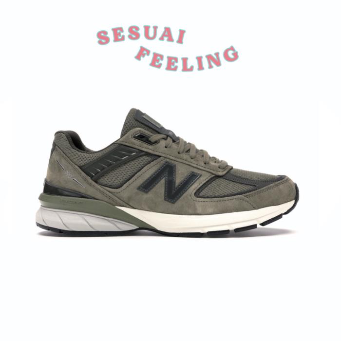 New Balance 990v5 990 v5 Olive Covert Green Original 42 di Sesuai Feeling  Tokopedia