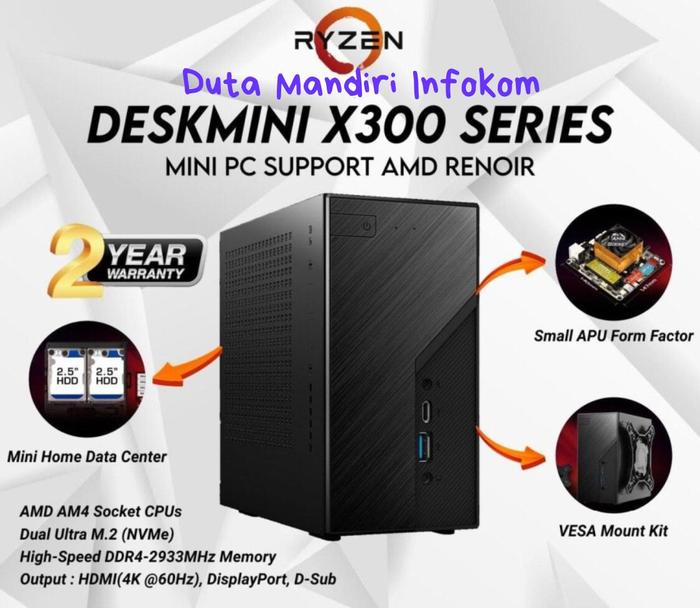 Amd Am4 Socket Deskmini X300 Asrock Mini PC ASRock DeskMini X300