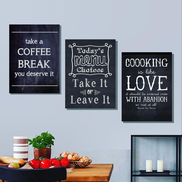 Gambar Poster hiasan dinding / poster kayu / wall decor / kitchen art - CUSTOM, 30X20 dari dekor estetik undefined Tokopedia
