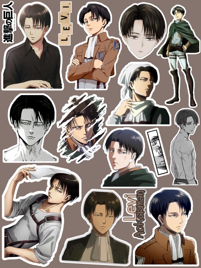 Gambar Stiker Attack On Titan Aesthetic / Stiker Anime / Levi Eren Mikasa - levi, sudahDipotongin dari HSTICKERS undefined Tokopedia