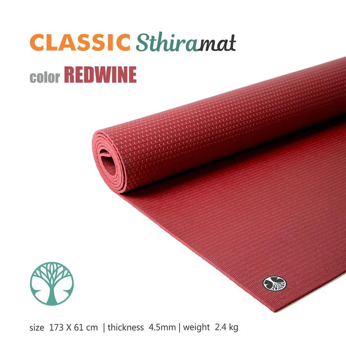 Gambar Yoga Mat Classic STHIRA - Anggur Merah dari My Yoga Gear undefined Tokopedia