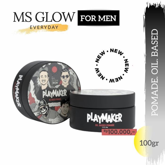 Gambar POMADE PLAYMAKER MSGLOWFORMEN - Oil Based dari MSGLOW ORIGINAL STORE undefined Tokopedia