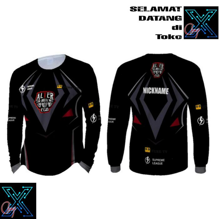 Gambar Baju Kaos Jersey Olahraga Pro Player Gaming Team Alter Ego eSports AE - PNJNG 00, S dari Clamp X undefined Tokopedia