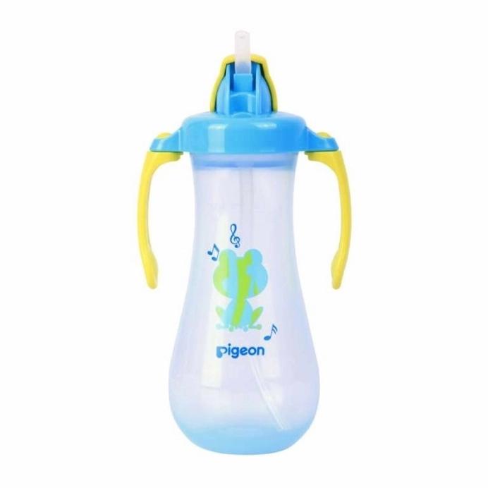 Gambar Pigeon Tall Straw Bottle 300ml Biru botol minum ut usia 9 bulan keatas dari PabrikSUSU_NEW undefined Tokopedia