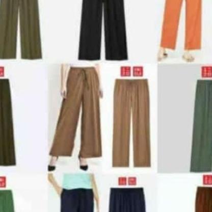 Gambar celana kulot panjang uniq*o - coklat muda, L dari megafashion27 undefined Tokopedia