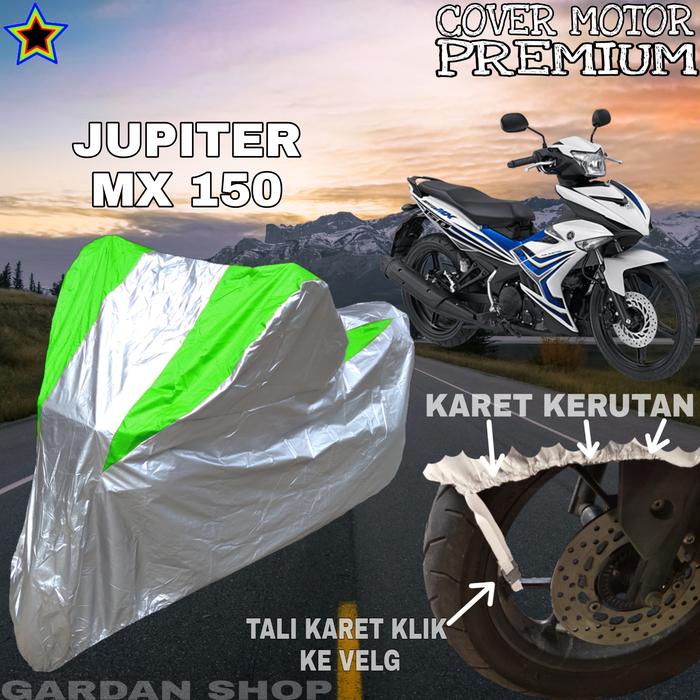 Gambar Sarung Motor JUPITER MX 150 Silver HIJAU Body Cover Penutup Jupiter dari gardanshop undefined Tokopedia