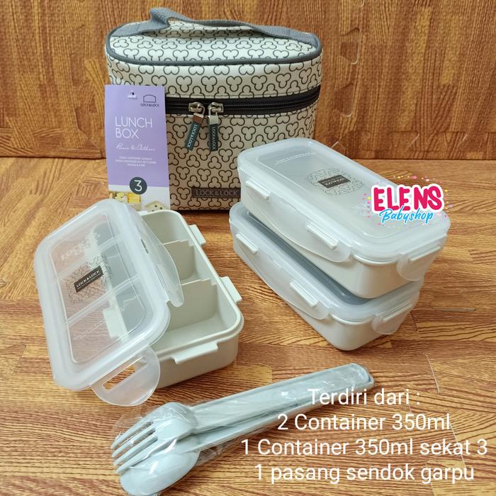 Gambar lock & Lock lunch box 3p dari Elensbabyshop undefined Tokopedia