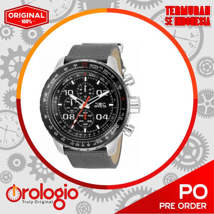 Invicta Aviator Chronograph Quartz Black Dial Mens Watch 34026