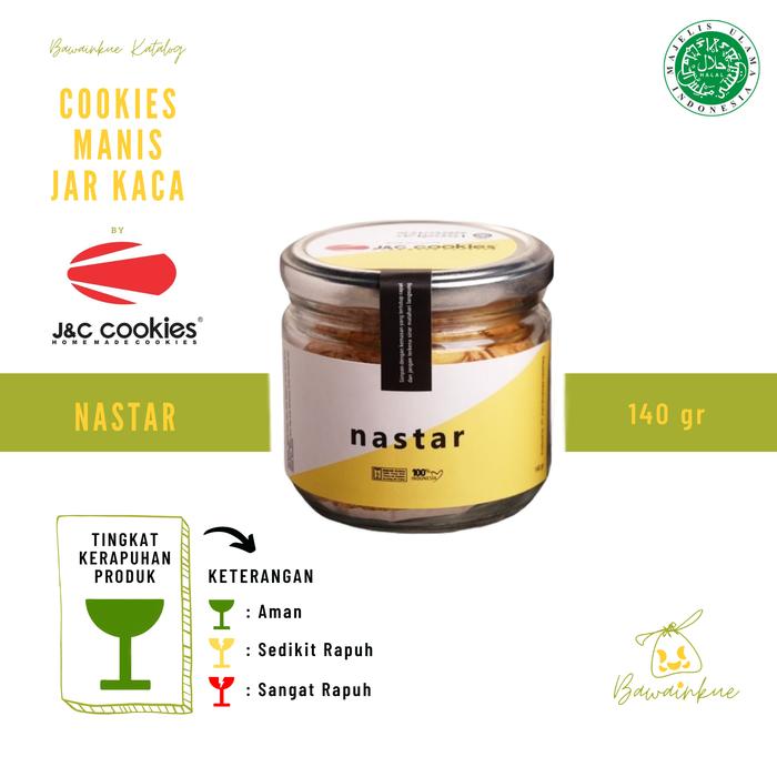 Gambar Kue Kering Nastar produk JNC J&C Cookies - Jar Kaca dari Bawain Kue Kota Tangerang Selatan Tokopedia