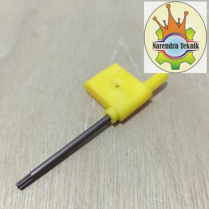 Gambar Obeng kunci torx obeng baut insert bubut milling obeng bendera T20 - Kuning, T 20 dari Narendratech undefined Tokopedia