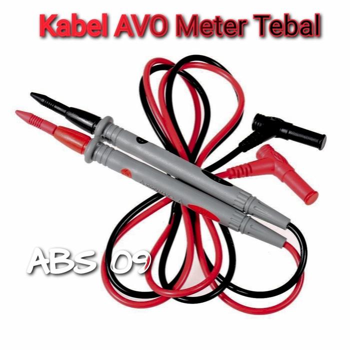Gambar Kabel probe Avometer AVO meter Multitester Multimeter Lancip Tebal dari ABS 09 undefined Tokopedia