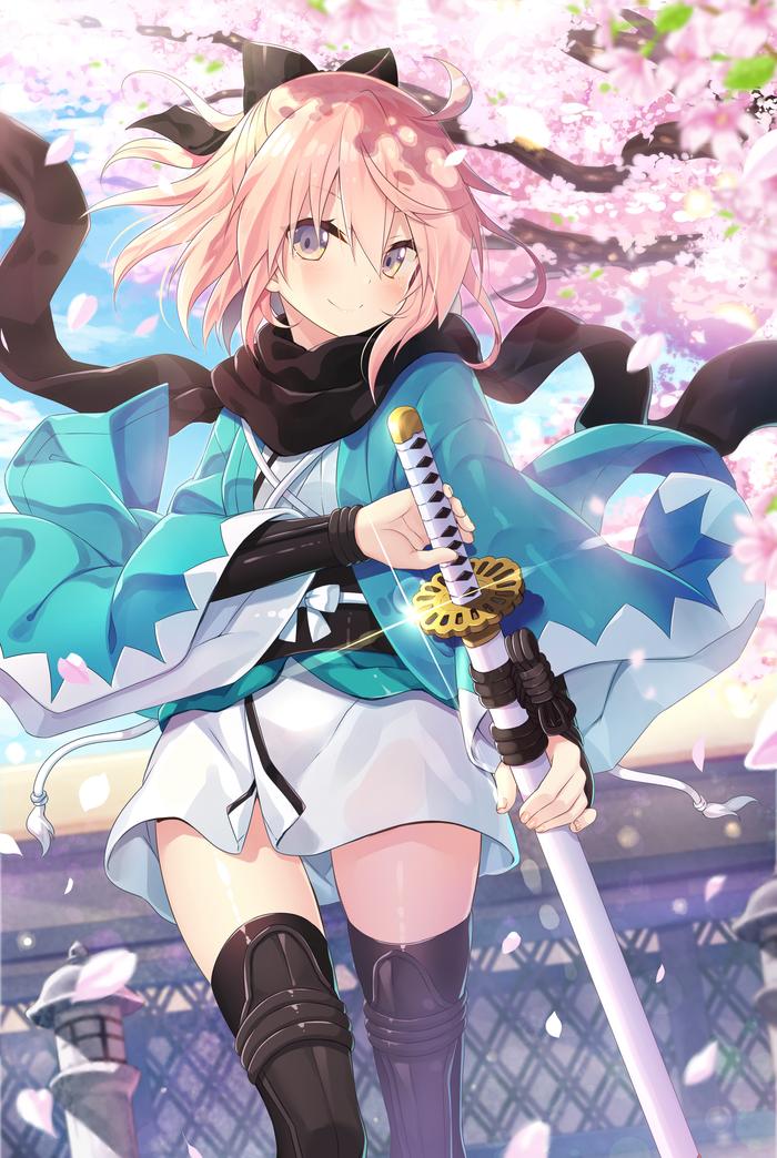 Gambar Poster Anime A3+ - Fate Grand / Order Okita Souji Sakura Saber (B) - 1 dari Daze Shop02 undefined Tokopedia